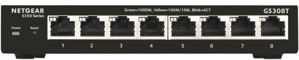 

Коммутатор NETGEAR GS308T 8xGE, управляемый L2