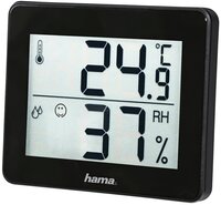 Термометр/гигрометр Hama TH-130 Black