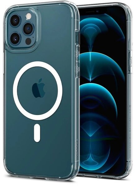 

Чехол Spigen для iPhone 12/12 Pro Ultra Hybrid Mag Safe White (ACS02625)