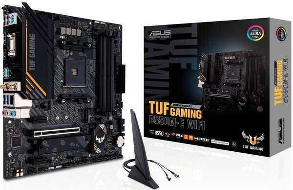 

Материнcкая плата ASUS TUF GAMING B550M-E WIFI (TUF_GAMING_B550M-E_WIFI)