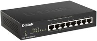 Коммутатор D-Link DGS-1100-08PLV2 8xGE (4xGE PoE, 4xGE), 64Вт, Easysmart (DGS-1100-08PLV2)