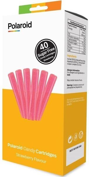 

Набор картриджей для 3D ручки Polaroid Candy pen, клубника, розовый (40 шт)