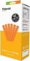 Набор картриджей для 3D ручки Polaroid Candy pen, апельсин, оранжевый (40 шт)