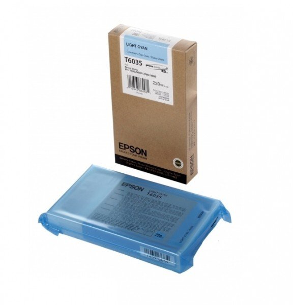 

Картридж струйный EPSON StPro 7800/7880/9800/9880 light cyan, 220мл (C13T603500)