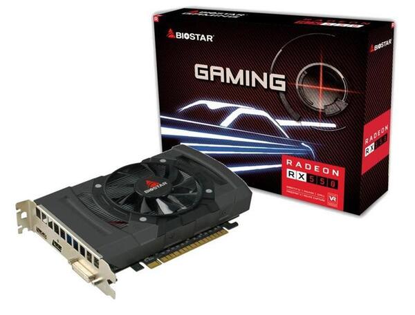 

Видеокарта BIOSTAR Radeon RX 550 2GB DDR5 (RX550-2GB)