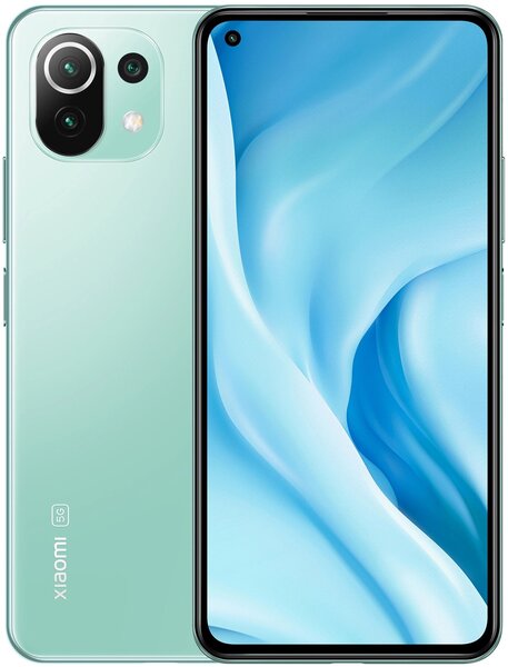 

Смартфон Xiaomi Mi 11 Lite 5G (M2101K9G) 6/128Gb DS Mint Green