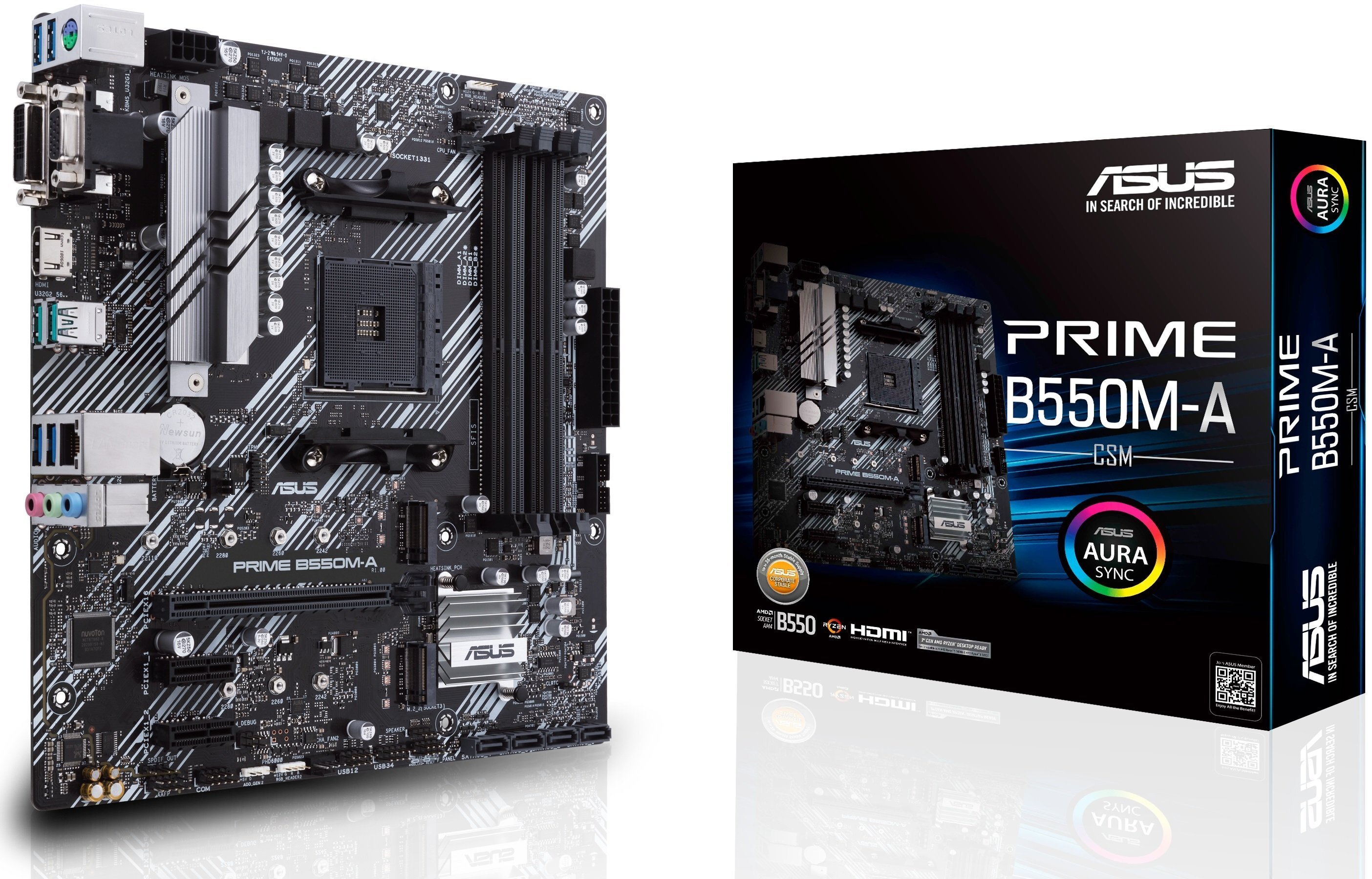 

Материнcкая плата ASUS PRIME B550M-A/CSM