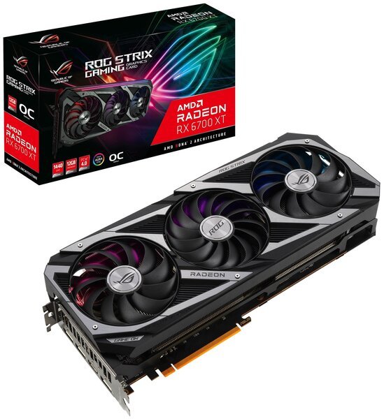 

Видеокарта ASUS Radeon RX 6700 XT 12GB DDR6 STRIX GAMING OC (STRIX-RX6700XT-O12G-GAM)