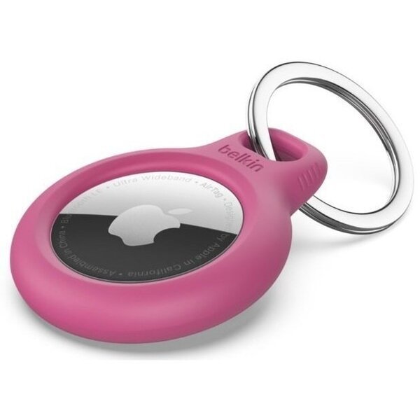 belkin  Belkin Secure Holder with Key Ring AirTag Pink (F8W973BTPNK)