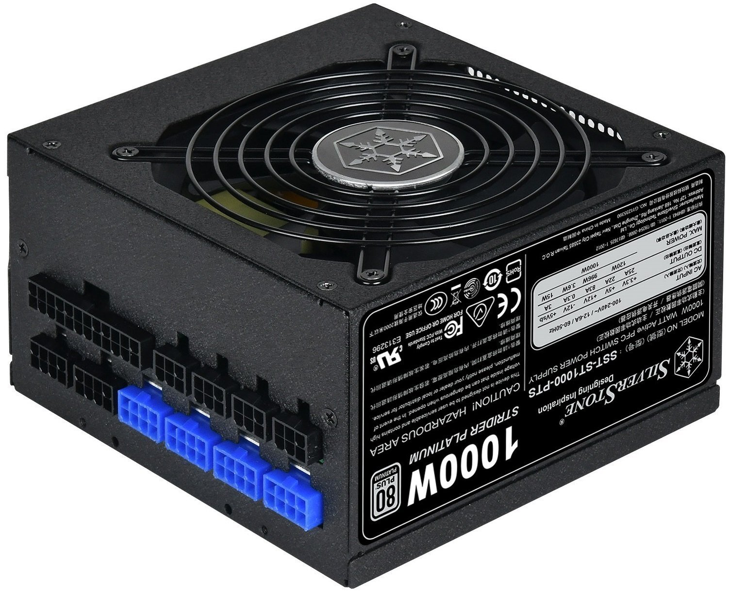 

Блок питания SilverStone STRIDER ST1000-PTS(1000W) (SST-ST1000-PTS)