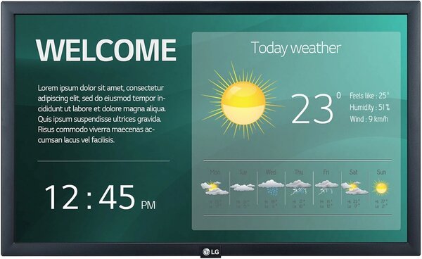 

Дисплей LFD LG 22" 22SM3G-B