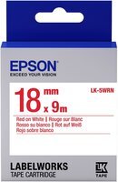 Картридж с лентой Epson LK5WRN принтерів LW-400/400VP/700 Std Red/Wht 18mm/9m (C53S655007)