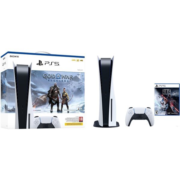 

PlayStation 5 (код на God of War Ragnarok) + Star Wars Jedi: Fallen Order