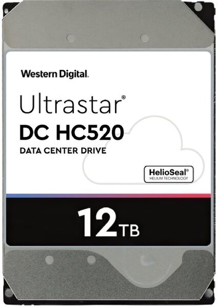 

Жесткий диск WD Ultrastar 3.5" SATA 3.0 12TB 7200 (HUH721212ALN600) (0F30141)