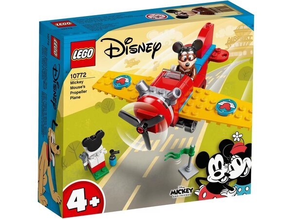 Акция на Конструктор LEGO Disney Винтовой самолёт Микки 10772 от MOYO