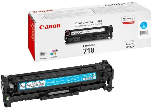 Акція на Картридж лазерный Canon 718 LBP-7200/MF-8330/8350 cyan (2661B002) від MOYO