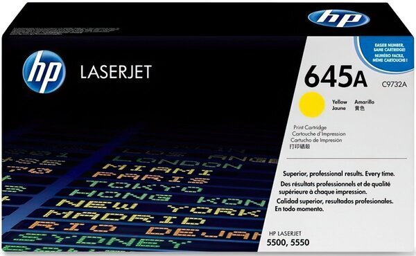 

Картридж лазерный HP CLJ5500 yellow (C9732A)
