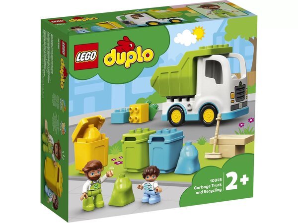 

Конструктор LEGO DUPLO Мусоровоз и контейнеры для раздельного сбора мусора 10945
