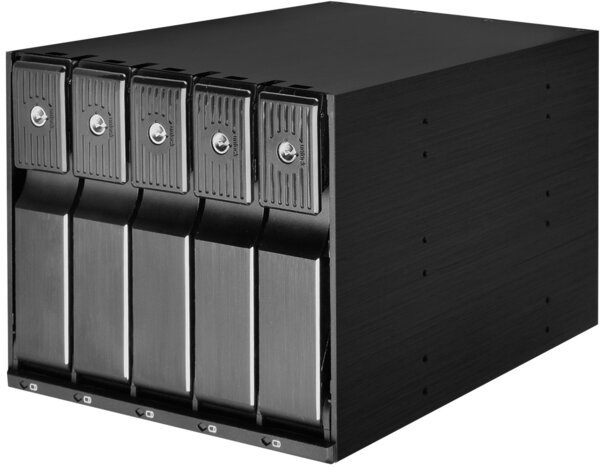 

Корпус 5,25" для 5xSATA 3.5" HDD (SST-FS305-12G)