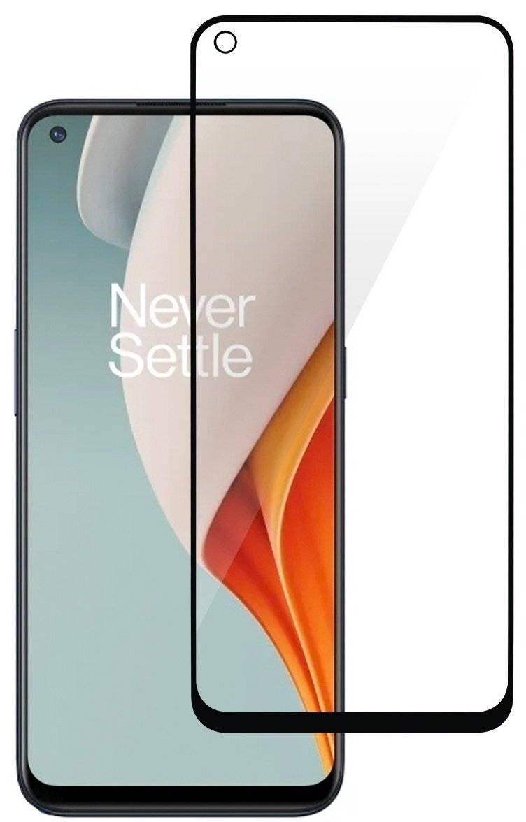 Защитное стекло 2E для OnePlus Nord N100 BE2013 2.5D FCFG Black border (2E-O-N100-SMFCFG-BB) фото 