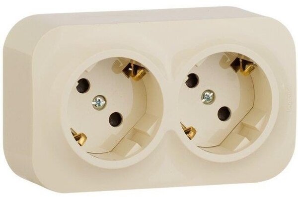 

Розетка Legrand 2x2К+З Schuko