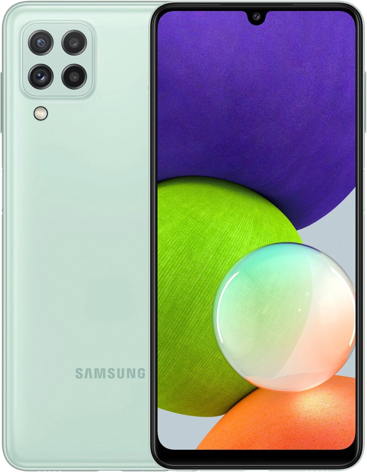 Смартфон Samsung Galaxy A22 4/64Gb Light Green фото 