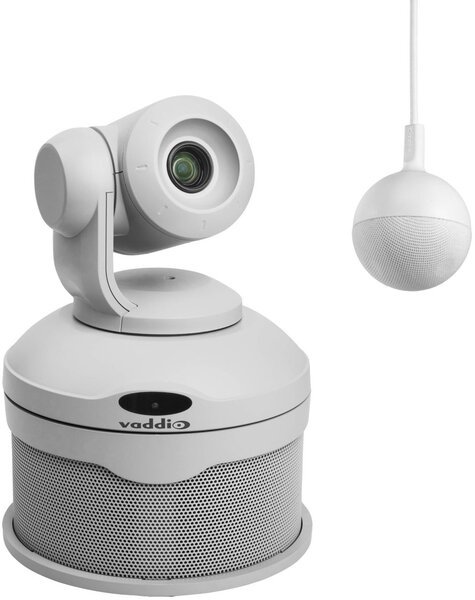

Комплект с колонкой ВКС Vaddio ConferenceSHOT AV CeilingMIC White (999-99950-101W)