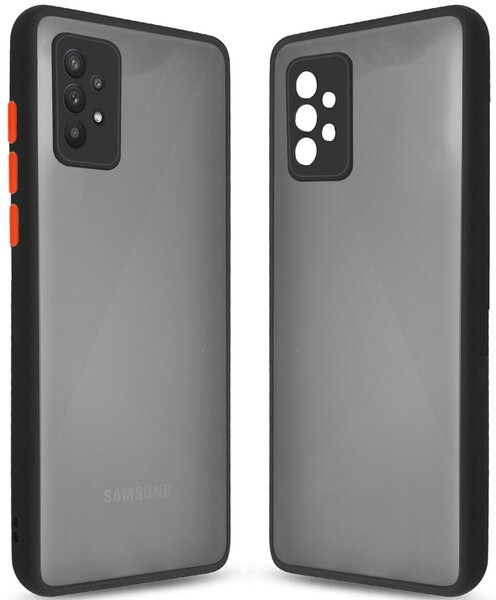 

Чехол MakeFuture для Galaxy A52 Frame Matte PC+TPU Black (MCMF-SA52BK)