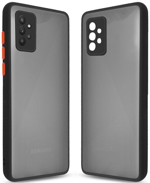 

Чехол MakeFuture для Galaxy A72 Frame Matte PC+TPU Black (MCMF-SA72BK)