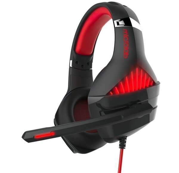 

Гарнитура MICROLAB G6 3.5mm/USB Black/Red