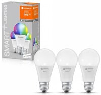Набор ламп LEDVANCE OSRAM LEDSMART+WiFi A60 9W (806Lm) 2700-6500K + RGB E27, 3шт (4058075485754)