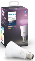 Розумна лампа Philips Hue Single Bulb E27, 9W (60Вт), 2000K-6500K, Color, Bluetooth, з регулюванням яскравості світла