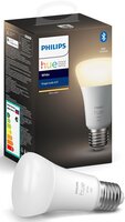 Розумна лампа Philips Hue Single Bulb E27, 9W (60Вт), 2700K, White, Bluetooth, з регулюванням яскравості світла