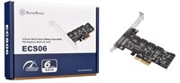 Плата PCI-E Express SST-ECS06 6xSATA ports