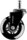 Комплект колес 2Е Gaming UNIVERSAL 64 мм (5 шт) Black