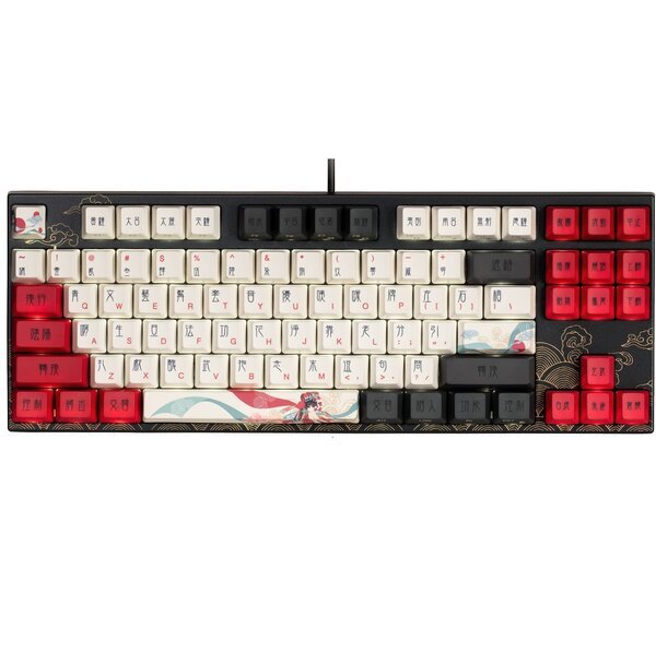 

Игровая клавиатура Varmilo VA87M Beijing Opera Cherry MX Blue EU (VA87MC2W/LL3DJ2PV)
