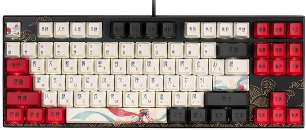 

Игровая клавиатура Varmilo VA87M Beijing Opera Cherry MX Red EU (VA87MR2W/LL3DJ2PV)