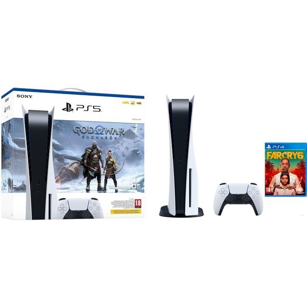 

PlayStation 5 (код на God of War Ragnarok) + Far Cry 6