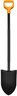 Лопата штыковая длинная Fiskars ErgoComfort, 128 см, 2050г фото 