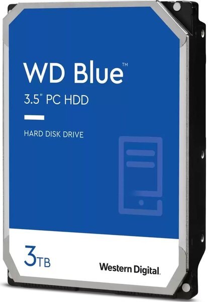

Жесткий диск внутренний WD 3.5" SATA 3.0 3TB 5400 256MB Blue (WD30EZAZ)