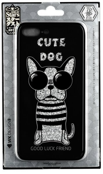 

Чeхол WK для Apple iPhone 8 Plus/7 Plus WPC-087 Cute Dog Black (681920360735)