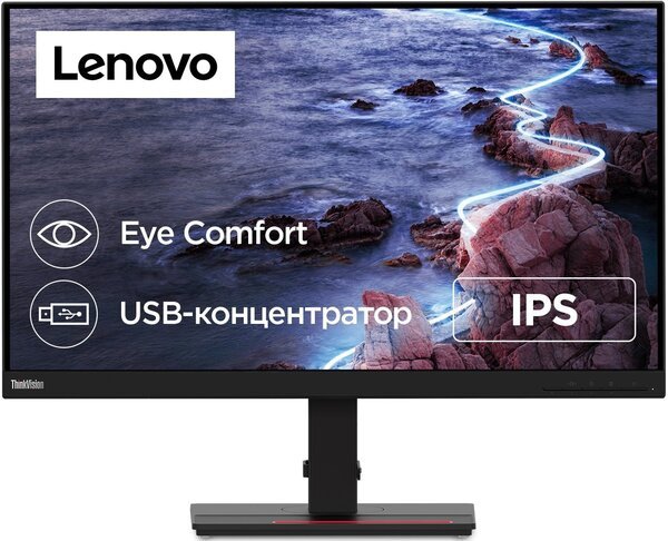 

Монитор 27" LENOVO ThinkVision T27h-2L (62B1GAT2UA)