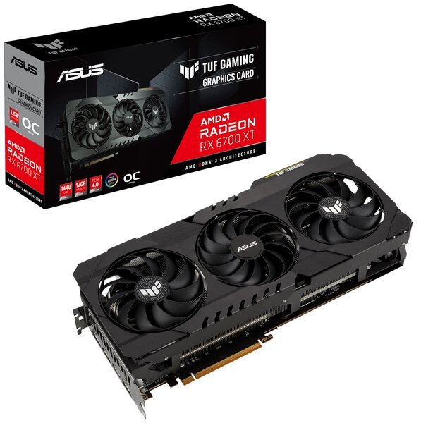 

Видеокарта ASUS Radeon RX 6700 XT 12GB GDDR6 OC TUF (TUF-RX6700XT-O12G-GAMING)