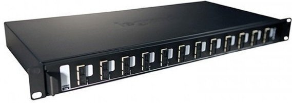 

Полка оптическая Legrand LCS3, укомплектованная выдвижная 19' 1U, 12xSC MM duplex