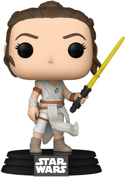 

Коллекционная фигурка Funko POP! Bobble Star Wars Ep 9 Rey w/ Yellow Saber (Funko )
