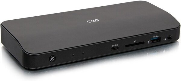 Акція на Док станция C2G USB-C Thunderbolt 3 DP, Ethernet, USB, SD, mini jack, Power Delivery до 85W (C2G80926) від MOYO