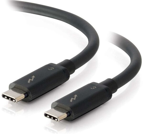 Акція на Кабель C2G USB-C на Thunderbolt 3, 2м 20Gbps (CG88839) від MOYO