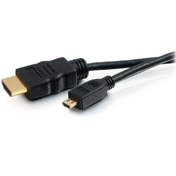 

Кабель переходник C2G HDMI micro на HDMI 0.5м 10.2Gbps (CG82026)