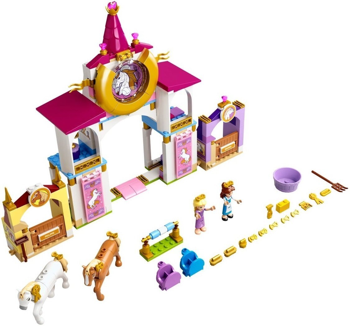 Акція на LEGO 43195 Disney Princess Королевская конюшня Белль и Рапунцель від MOYO
