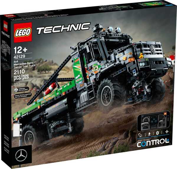 

LEGO 42129 Technic Полноприводный грузовик-внедорожник Mercedes-Benz Zetros